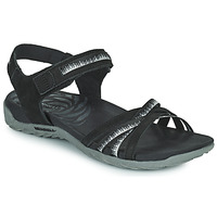 Čevlji  Ženske Športni sandali Merrell TERRAN 3 CUSH CROSS - BLACK Črna