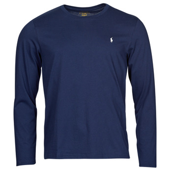 Oblačila Moški Majice z dolgimi rokavi Polo Ralph Lauren LS CREW Modra