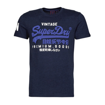 Oblačila Moški Majice s kratkimi rokavi Superdry VL TEE Modra / Grit