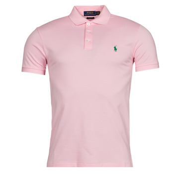 Oblačila Moški Polo majice kratki rokavi Polo Ralph Lauren K221SC52 Rožnata / Roza