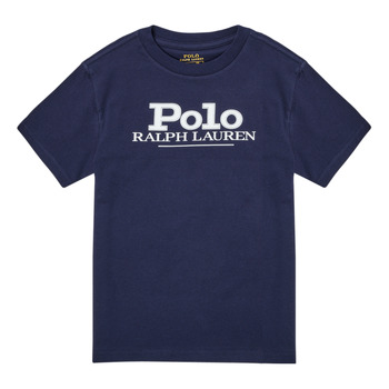 Oblačila Dečki Majice s kratkimi rokavi Polo Ralph Lauren SOIMINE Modra