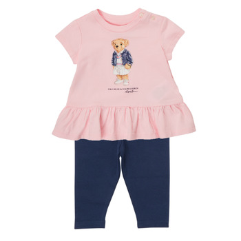 Oblačila Deklice Otroški kompleti Polo Ralph Lauren DOUALITI Večbarvna