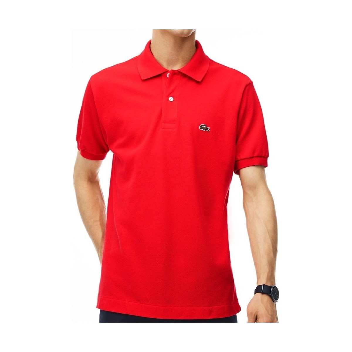 Oblačila Moški Majice s kratkimi rokavi Lacoste L121200ZBG Rdeča