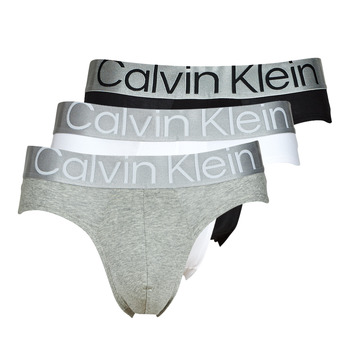 Spodnje perilo Moški Spodnje hlače Calvin Klein Jeans BRIEF X3 Črna / Siva / Bela