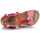 Čevlji  Deklice Sandali & Odprti čevlji Citrouille et Compagnie PISTOCHE Orange - roza - vijola