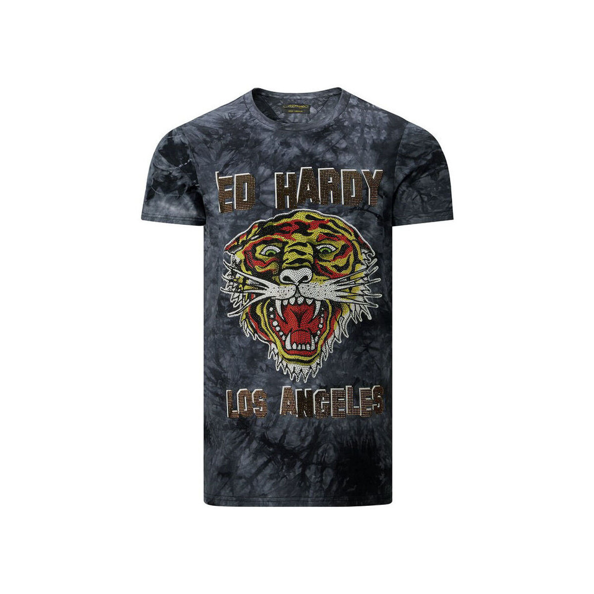 Oblačila Moški Majice s kratkimi rokavi Ed Hardy Los tigre t-shirt black Črna