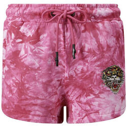 Oblačila Ženske Kratke hlače & Bermuda Ed Hardy Los tigre runner short hot pink Rožnata