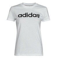 Oblačila Ženske Majice s kratkimi rokavi Adidas Sportswear LIN T-SHIRT Bela / Črna