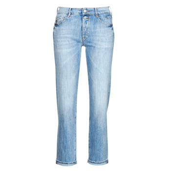 Oblačila Ženske Jeans straight Le Temps des Cerises 400/18 BASIC Modra