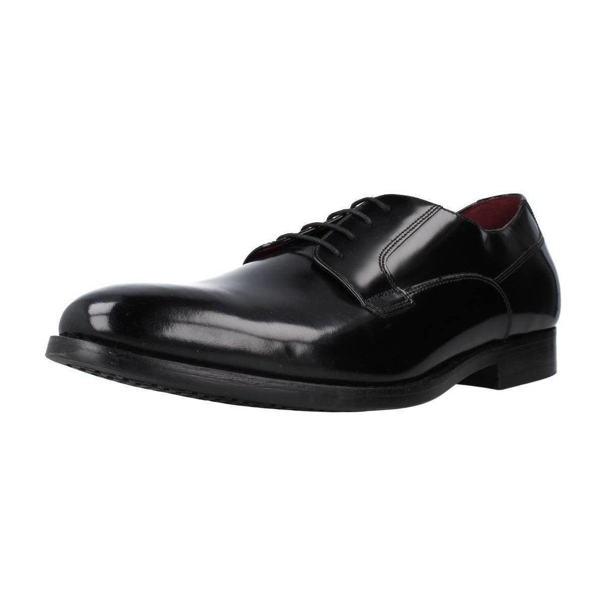 Čevlji  Moški Čevlji Derby & Čevlji Richelieu Geox U HAMPSTEAD Črna