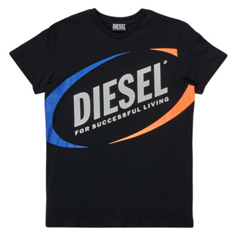 Oblačila Dečki Majice s kratkimi rokavi Diesel MTEDMOS Črna