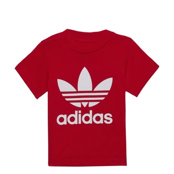 Oblačila Otroci Majice s kratkimi rokavi adidas Originals TREFOIL TEE Rdeča