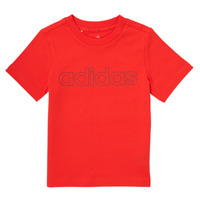 Oblačila Dečki Majice s kratkimi rokavi adidas Performance ELORRI Rdeča