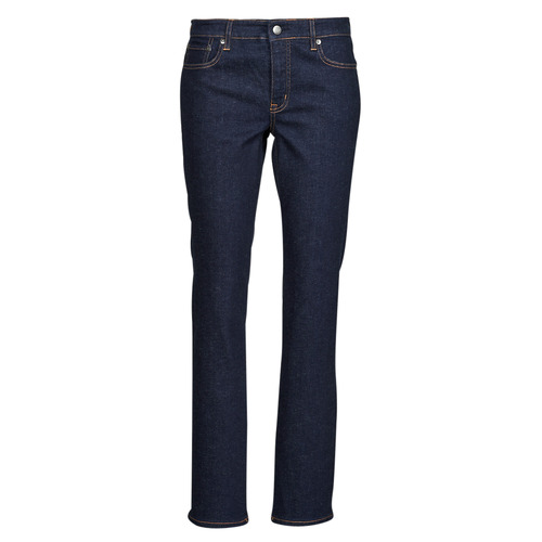 Oblačila Ženske Jeans straight Lauren Ralph Lauren MIDRISE STRT-FULL LENGTH-STRAIGHT Modra / Brut
