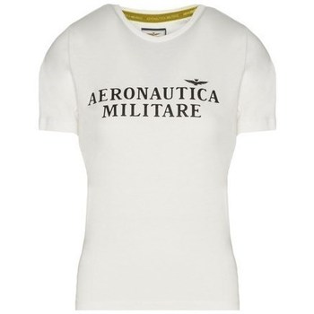 Oblačila Ženske Majice s kratkimi rokavi Aeronautica Militare TS1914DJ49673004 Bela