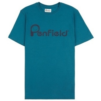 Oblačila Moški Majice s kratkimi rokavi Penfield T-shirt  Bear chest print Modra