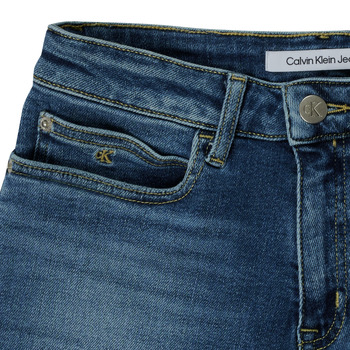 Calvin Klein Jeans RELAXED HR SHORT MID BLUE Modra