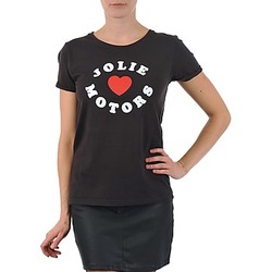 Oblačila Ženske Majice s kratkimi rokavi Kulte LOUISA JOLIEMOTOR 101954 NOIR Črna