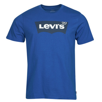 Oblačila Moški Majice s kratkimi rokavi Levi's GRAPHIC CREWNECK TEE Bw / Surf / Modra