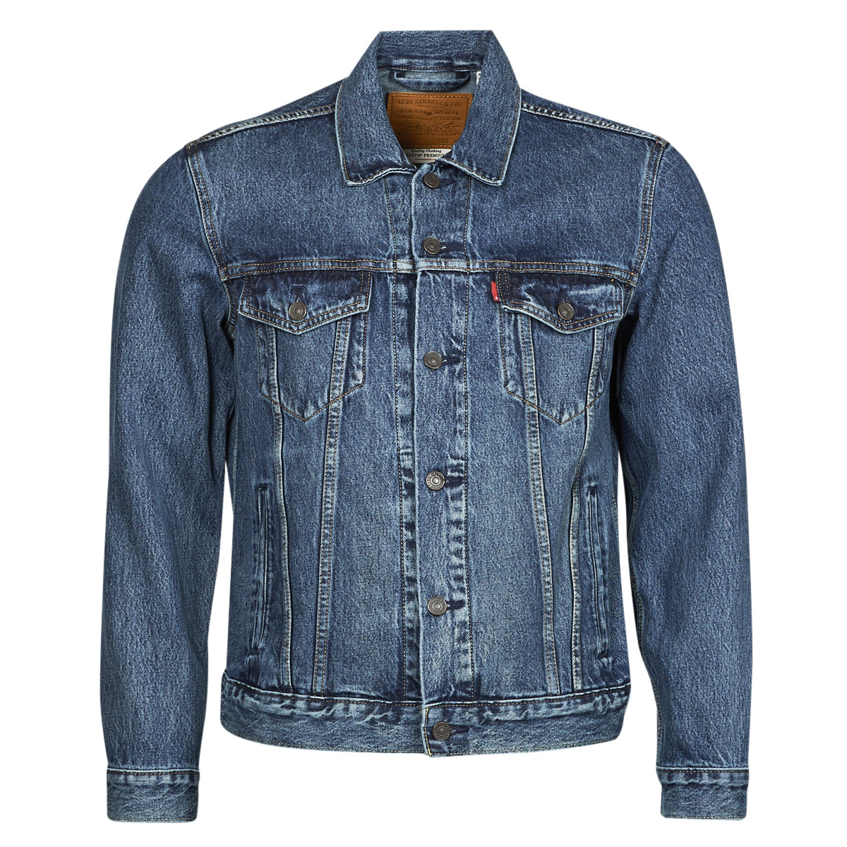 Oblačila Moški Jeans jakne Levi's THE TRUCKER JACKET Modra