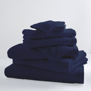Dom Kopalniške brisače in rokavice za umivanje Tradilinge BLUE MOON X2 Modra