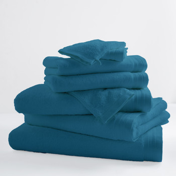 Dom Kopalniške brisače in rokavice za umivanje Tradilinge CURACAO X2 Modra