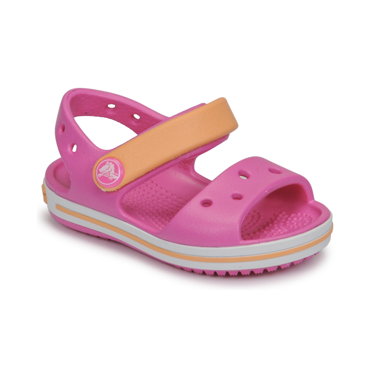 Čevlji  Deklice Sandali & Odprti čevlji Crocs CROCBAND SANDAL KIDS Rožnata / Oranžna
