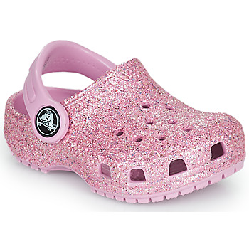 Čevlji  Deklice Cokli Crocs Classic Glitter Clog T Vijolična / Večbarvna