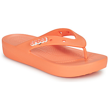 Čevlji  Ženske Japonke Crocs Classic Platform Flip W Koralna