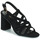 Čevlji  Ženske Sandali & Odprti čevlji Maison Minelli LYDIE Črna
