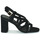 Čevlji  Ženske Sandali & Odprti čevlji Maison Minelli LYDIE Črna