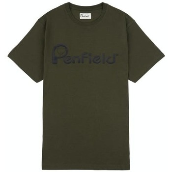Oblačila Moški Majice s kratkimi rokavi Penfield T-shirt  Bear Chest Zelena