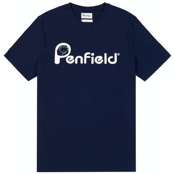 Oblačila Moški Majice s kratkimi rokavi Penfield T-shirt  Bear Chest Modra