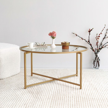 Decortie Coffee Table - Gold Sun S404 Zlata