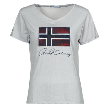 Oblačila Ženske Majice s kratkimi rokavi Geographical Norway JOISETTE Siva