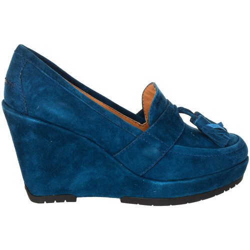 Čevlji  Ženske Mokasini Geox D2441D-00021-C4000 Modra