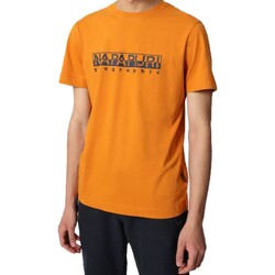 Oblačila Moški Majice s kratkimi rokavi Napapijri 178246 Oranžna