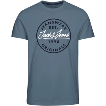 Oblačila Dečki Majice s kratkimi rokavi Jack & Jones CAMISETA JACK & JONES 12190364 Modra