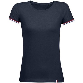 Oblačila Ženske Majice s kratkimi rokavi Sol's T-shirt femme  rainbow Modra