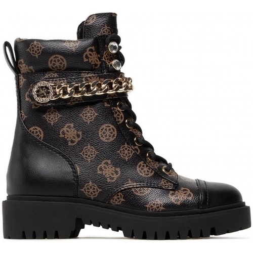 Guess ODYSSASTIVALETTO BOOTIE Črna