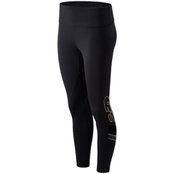Oblačila Ženske Pajkice New Balance Achiever 7/8 Tight Črna