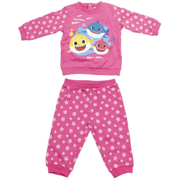Oblačila Otroci Trenirka komplet Baby Shark 2200006328 Rožnata