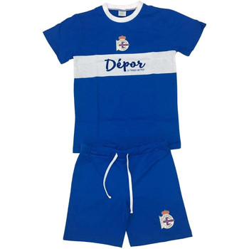 Oblačila Moški Pižame & Spalne srajce Deportivo A Coruña PIJAMA DE VERANO Modra