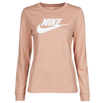 Oblačila Ženske Majice z dolgimi rokavi Nike Long-Sleeve T-Shirt Rožnata / Whisper / Bela