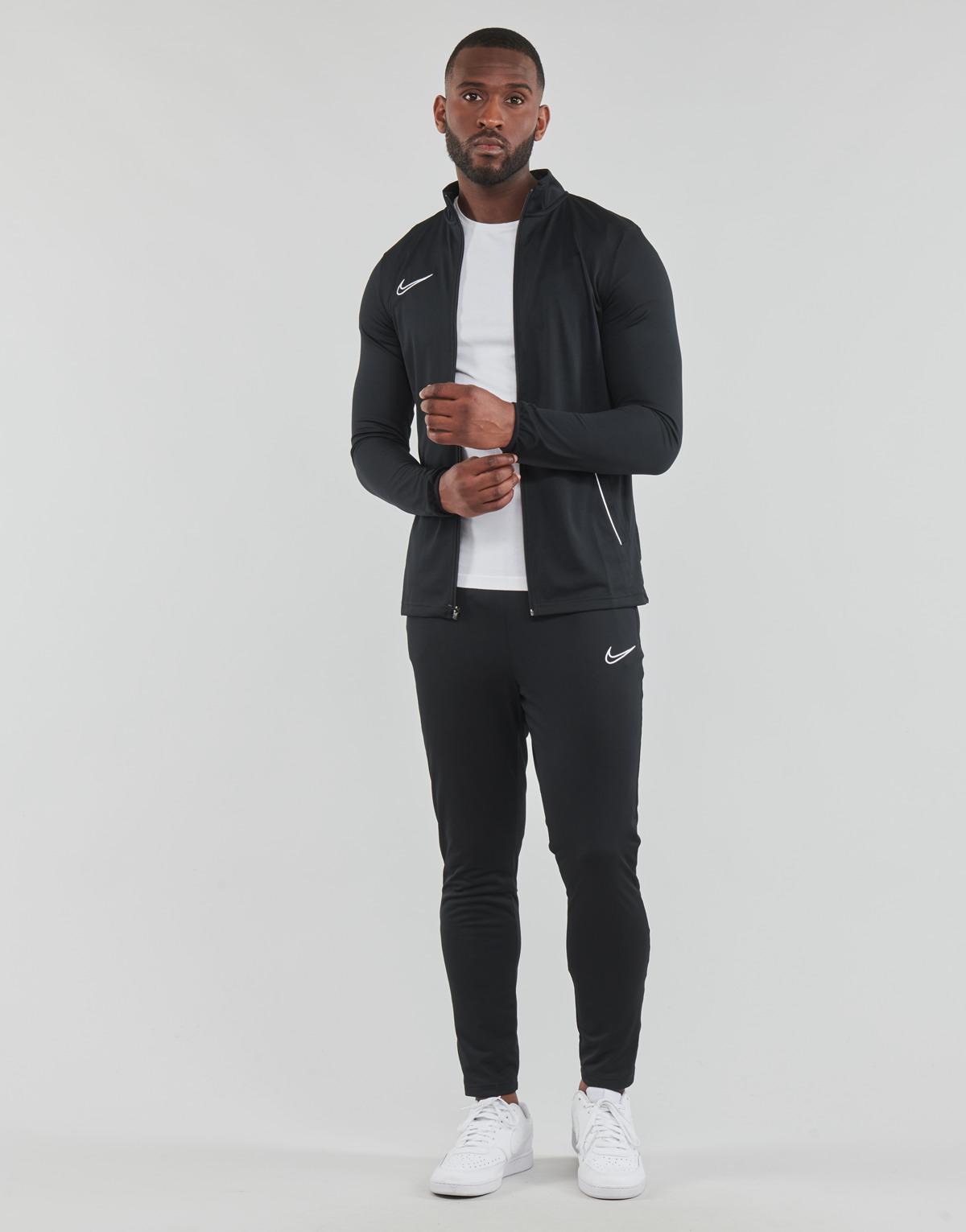 Oblačila Moški Trenirka komplet Nike Dri-FIT Miler Knit Soccer Črna