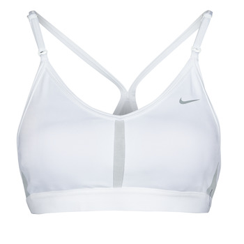 Oblačila Ženske Športni nedrčki Nike V-Neck Light-Support Sports Bra Bela / Siva / Fog / Particle / Siva