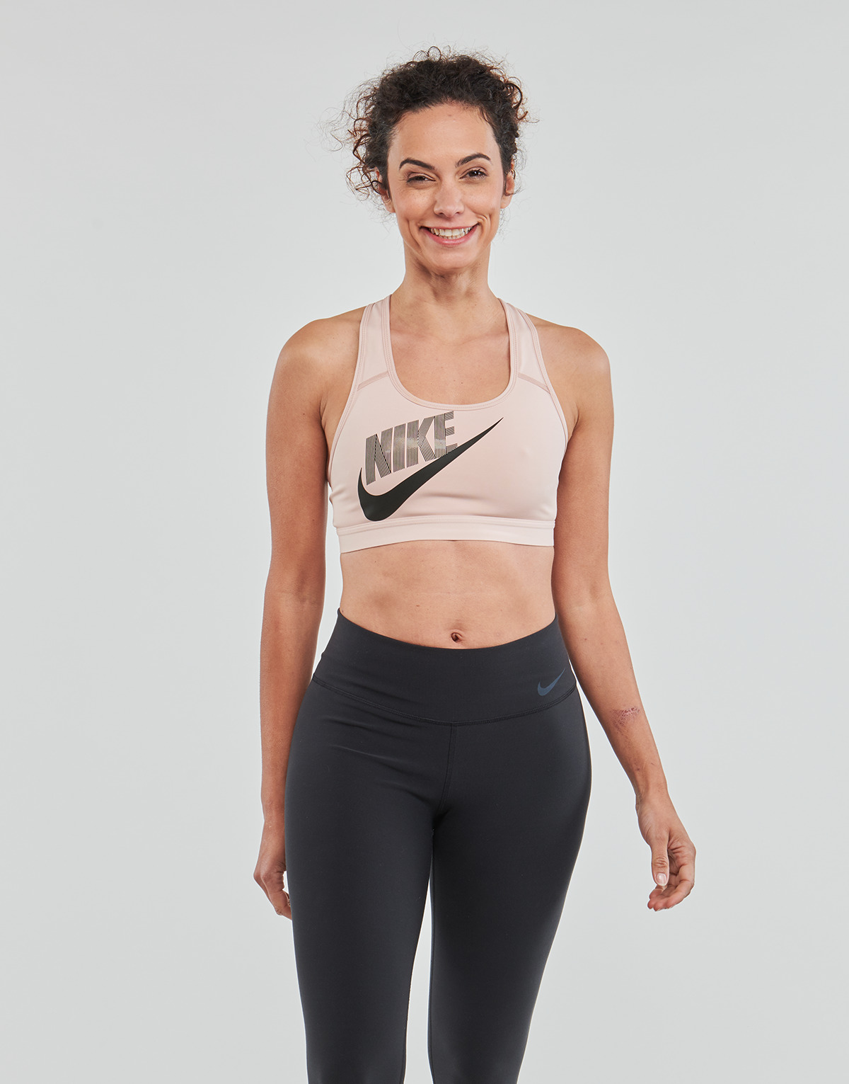 Oblačila Ženske Športni nedrčki Nike DF NONPDED BRA DNC Rožnata