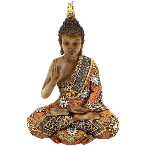 Dom Kipci in figurice Signes Grimalt Buddha Slika Pozlačena