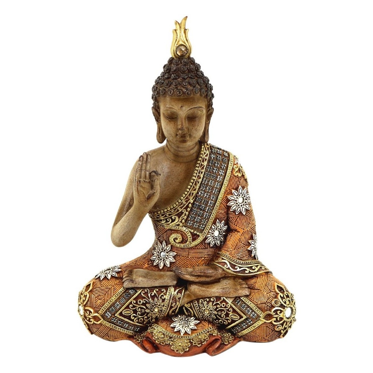 Dom Kipci in figurice Signes Grimalt Buddha Slika Pozlačena