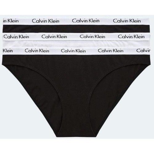 Spodnje perilo Ženske Spodnje hlače Calvin Klein Jeans 000QD3587E 3P THONG Večbarvna